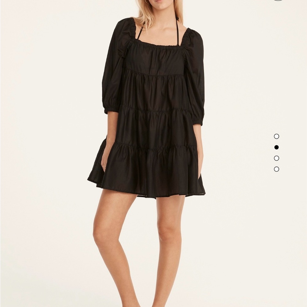 J Crew Black Beach Dress